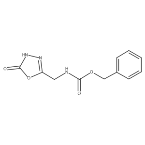 Carbamic acid, [(4,5-dihydro-5-oxo-1,3,4-oxadiazol-2-yl)methyl]-, phenylmethyl ester Structure