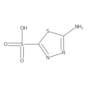 5-Amino-1,3,4-thiadiazole-2-sulfonic acid Structure