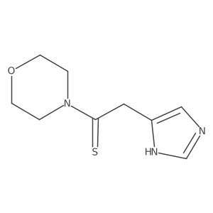 2-(1H-Imidazol-4-yl)-1-morpholinoethanethione结构式