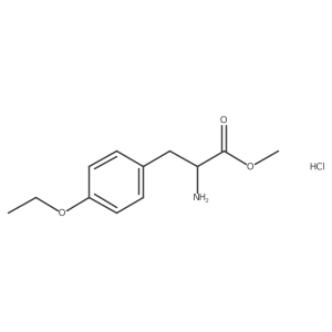 O-Ethyl-L-tyrosine methyl ester HCl Structure