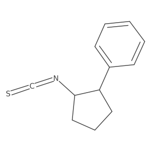 [(1S,2R)-2-isothiocyanatocyclopentyl]benzene结构式