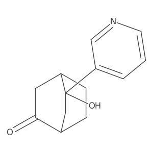 5-Hydroxy-5-pyridin-3-ylbicyclo[2.2.2]octan-2-one Structure