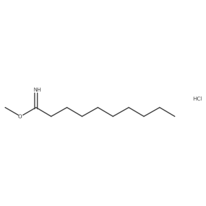 Methyl decanimidate hydrochloride Structure