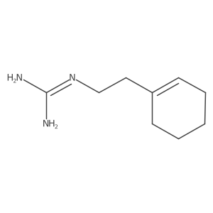 N-(2-cyclohex-1-en-1-ylethyl)guanidine结构式