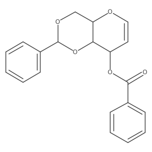 [(2R,4aR,8S,8aS)-2-phenyl-4,4a,8,8a-tetrahydropyrano[3,2-d][1,3]dioxin-8-yl] benzoate结构式