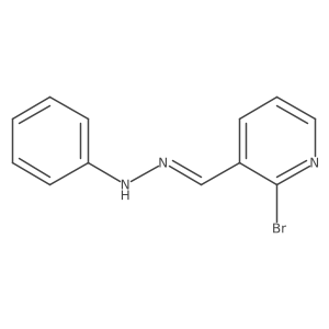 3-Pyridinecarbaldehyde,2-bromo-,phenylhydrazone结构式