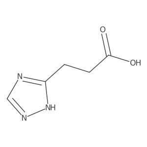 3-(4H-1,2,4-triazol-3-yl)propanoic acid结构式