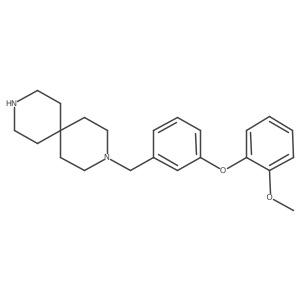 3-[3-(2-Methoxyphenoxy)benzyl]-3,9-diazaspiro[5.5]undecane结构式