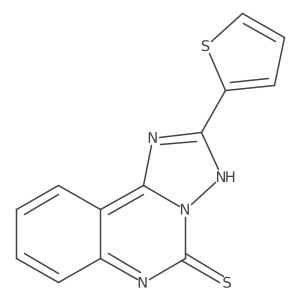 2-(Thiophen-2-yl)-[1,2,4]triazolo[1,5-c]quinazoline-5-thiol Structure