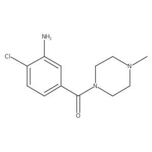 (3-Amino-4-chlorophenyl)(4-methylpiperazin-1-yl)methanone Structure