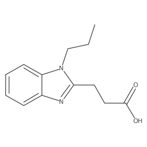 3-(1-propyl-1H-benzimidazol-2-yl)propanoic acid Structure