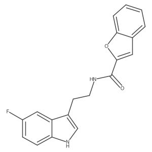 N-[2-(5-fluoro-1H-indol-3-yl)ethyl]-1-benzofuran-2-carboxamide Structure