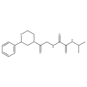N1-isopropyl-N2-(2-oxo-2-(2-phenylmorpholino)ethyl)oxalamide Structure