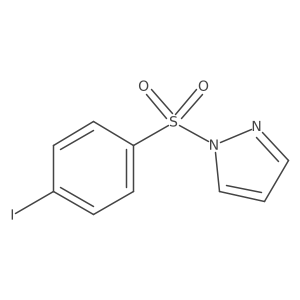 1-((4-iodophenyl)sulfonyl)-1H-pyrazole Structure