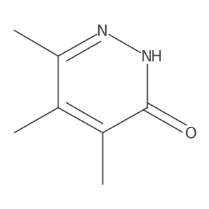 4,5,6-Trimethyl-3(2H)-pyridazinone结构式