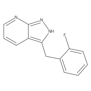 3-(2-Fluorobenzyl)-1H-pyrazolo[3,4-b]pyridine Structure