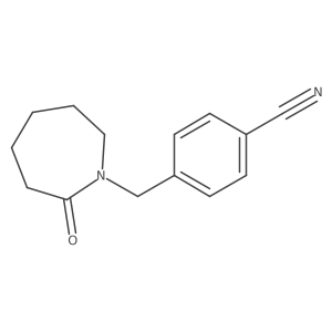 4-((2-Oxoazepan-1-yl)methyl)benzonitrile Structure