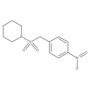 1-[[(4-Nitrophenyl)methyl]sulfonyl]piperidine Structure