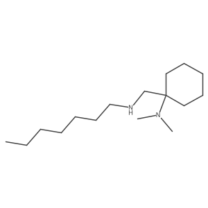 1-(Dimethylamino)-N-heptylcyclohexanemethanamine Structure