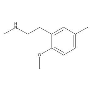 [2-(2-Methoxy-5-methylphenyl)ethyl](methyl)amine结构式