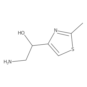 2-Amino-1-(2-methyl-1,3-thiazol-4-yl)ethanol Structure