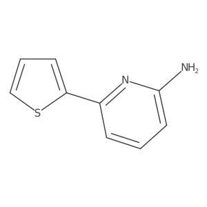 6-(Thiophen-2-YL)pyridin-2-amine结构式