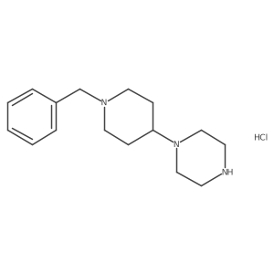 1-(1-Benzylpiperidin-4-yl)piperazine hydrochloride结构式