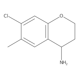 (R)-7-Chloro-6-methylchroman-4-amine Structure