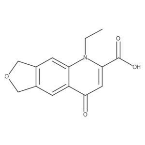 1-Ethyl-1,4,6,8-tetrahydro-4-oxofuro[3,4-g]quinoline-2-carboxylic acid Structure