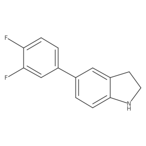 5-(3,4-Difluorophenyl)indoline结构式