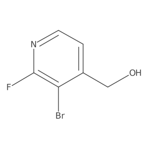 (3-Bromo-2-fluoropyridin-4-yl)methanol结构式