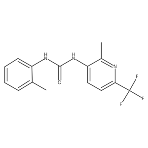N-(2-Methylphenyl)-N'-[2-methyl-6-(trifluoromethyl)pyridin-3-yl]urea结构式