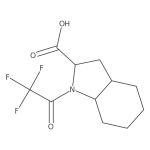 1-(trifluoroacetyl)-octahydro-1H-indole-2-carboxylic acid Structure