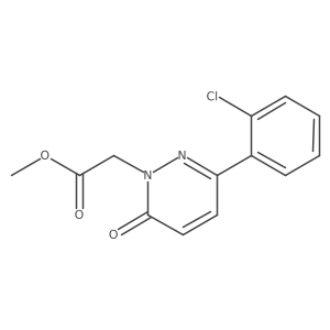 methyl [3-(2-chlorophenyl)-6-oxopyridazin-1(6H)-yl]acetate Structure