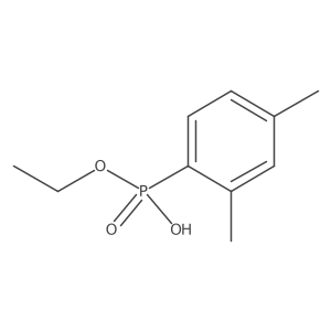 Ethyl hydrogen P-(2,4-dimethylphenyl)phosphonate Structure