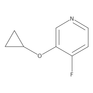 3-Cyclopropoxy-4-fluoropyridine Structure