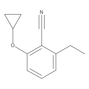2-Cyclopropoxy-6-ethylbenzonitrile Structure