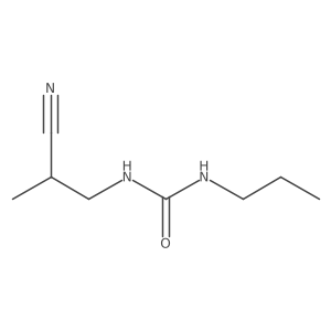 N-(2-Cyanopropyl)-Na(2)-propylurea结构式