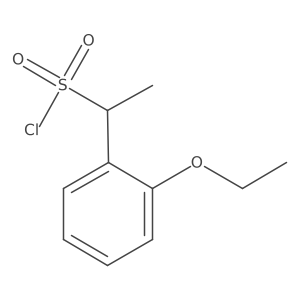 1-(2-Ethoxyphenyl)ethane-1-sulfonyl chloride Structure