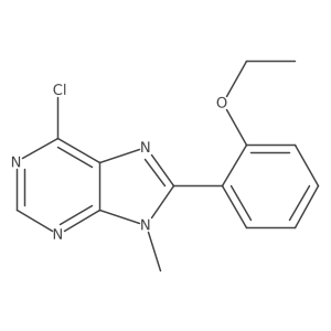 6-Chloro-8-(2-ethoxyphenyl)-9-methylpurine Structure