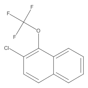2-Chloro-1-(trifluoromethoxy)naphthalene结构式