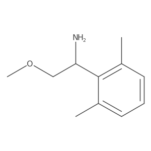 (R)-1-(2,6-Dimethylphenyl)-2-methoxyethan-1-amine Structure