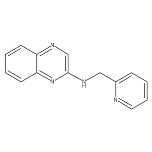 N-(pyridin-2-ylmethyl)quinoxalin-2-amine Structure