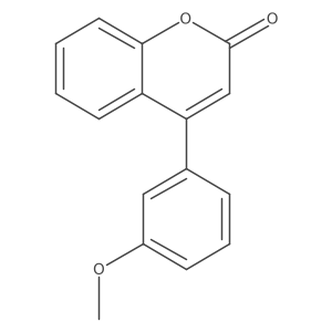 4-(3-Methoxyphenyl)-2H-chromen-2-one Structure