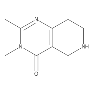 2,3-Dimethyl-5,6,7,8-tetrahydropyrido[4,3-d]pyrimidin-4(3H)-one结构式