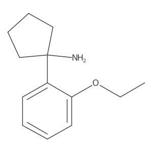 1-(2-Ethoxyphenyl)cyclopentan-1-amine结构式