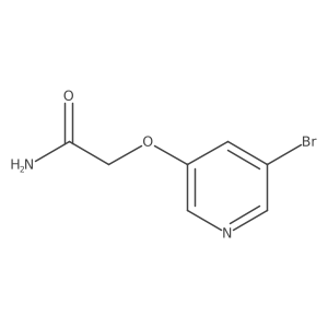2-[(5-Bromopyridin-3-yl)oxy]acetamide Structure