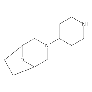 3-(Piperidin-4-yl)-8-oxa-3-azabicyclo[3.2.1]octane Structure
