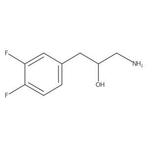1-Amino-3-(3,4-difluorophenyl)propan-2-ol Structure