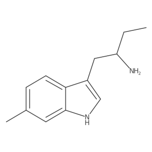 1-(6-methyl-1H-indol-3-yl)butan-2-amine结构式